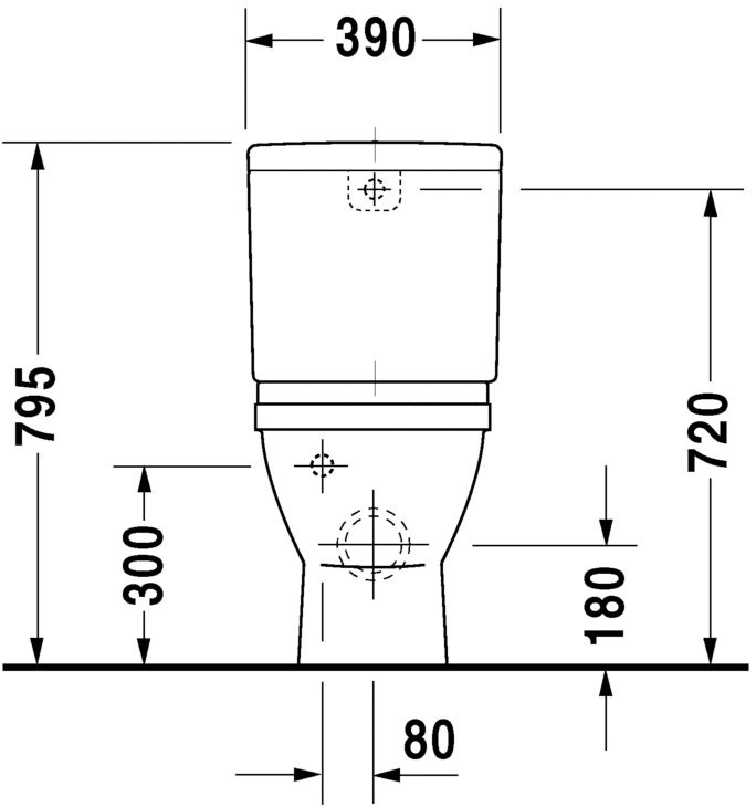 Duravit Starck 3 Fully Back To Wall Close Coupled WC Pan White