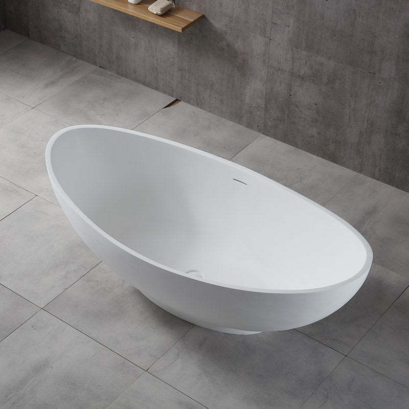 Luxe Perth 1600 Moon freestanding Solid Surface Matt Bath