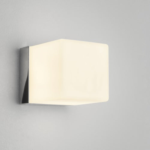 Astro Lighting Cube Bathroom Wall-Light - White Gloss