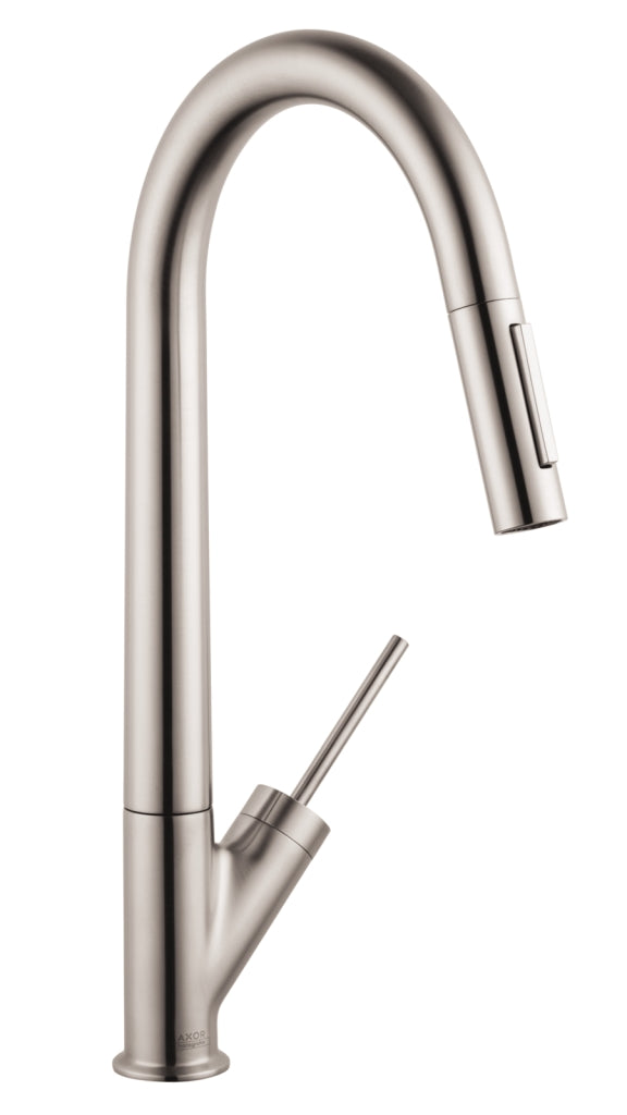 Hansgrohe Axor Starck Kitchen Mixer, Pull-Out Spray, Optic