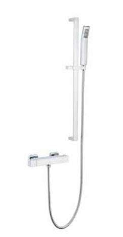 SW6 Pure Thermostatic Exposed Bar Shower w/ Slide Rail Kit