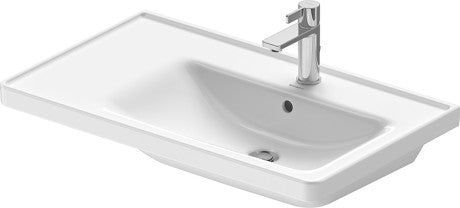 Duravit D-Neo with overflow Furniture washbasin asymmetric, 800 mm