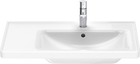 Duravit D-Neo with overflow Furniture washbasin asymmetric, 800 mm