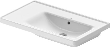 Duravit D-Neo with overflow Furniture washbasin asymmetric, 800 mm