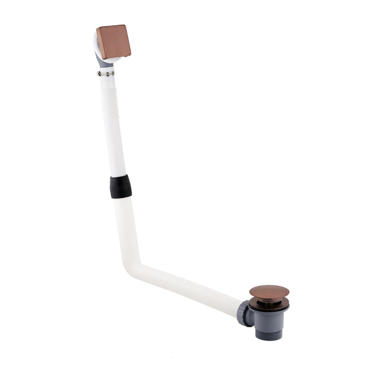 Just Taps Plus HIX Extended Click Clack Bath Waste Brushed Bronze