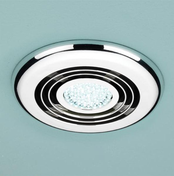 HIB Turbo Illuminated Chrome Extractor Fan
