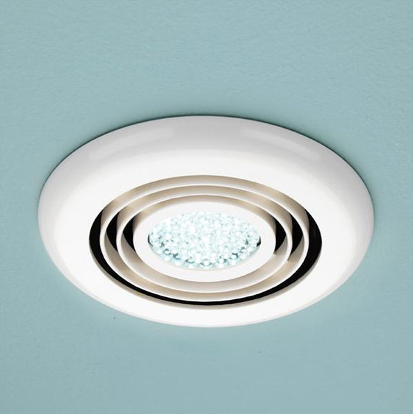HIB Cyclone Illuminated White Extractor Fan
