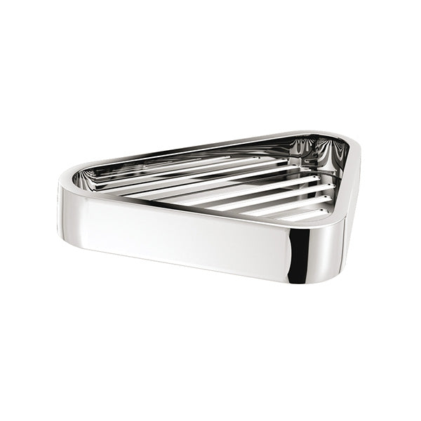 Bathroom Origins Outline Chrome Corner Shower Basket
