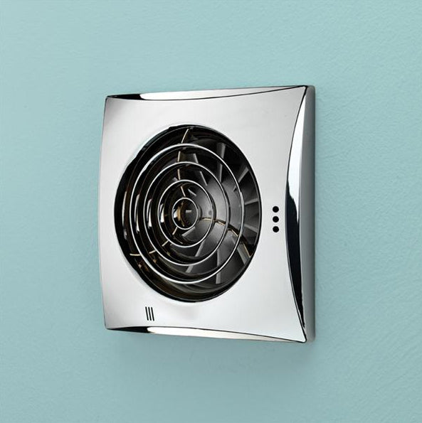 HIB Hush Ultra Quite Extractor Fan- Timer & Humidity Sensor