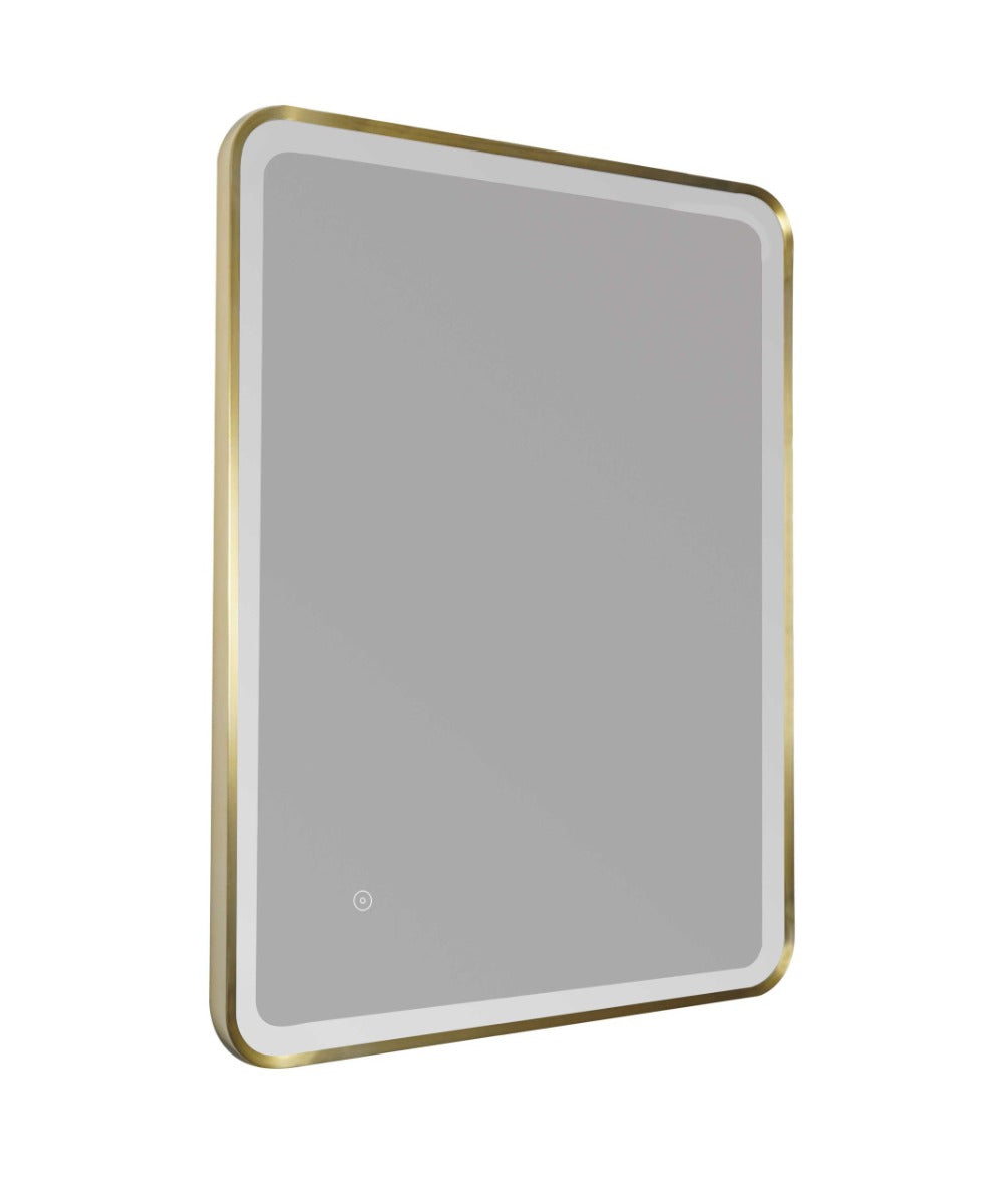 HIX Mirror With Light - Brushed Brass