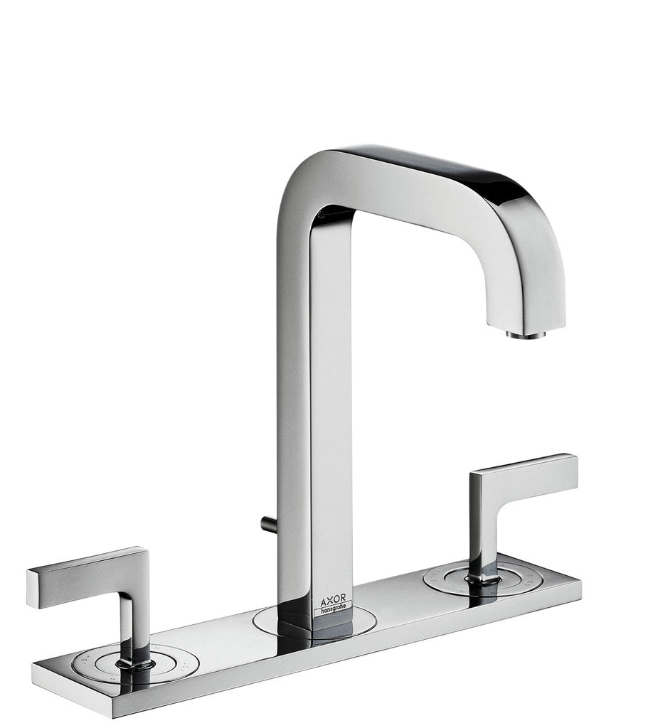 Hansgrohe Axor Citterio 3-Hole Basin Mixer, Levers w/ Waste