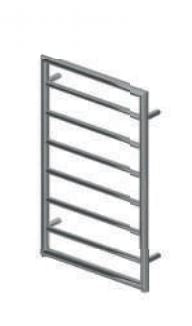 800 X 500mm Mitre Designer Chrome Heated Towel Rail