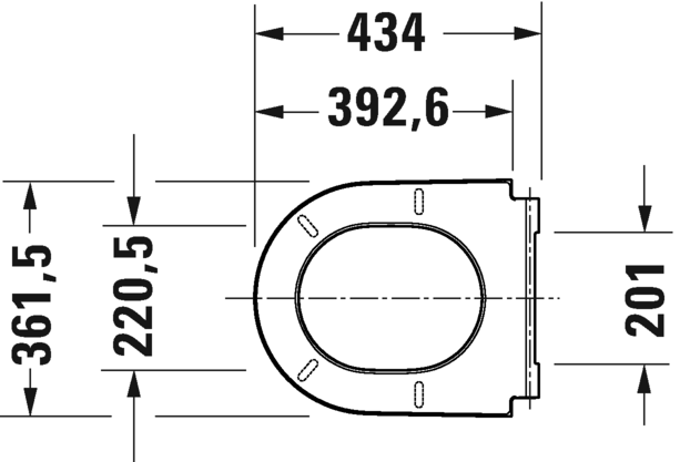 Duravit D-Neo Toilet set wall mounted Compact Duravit Rimless