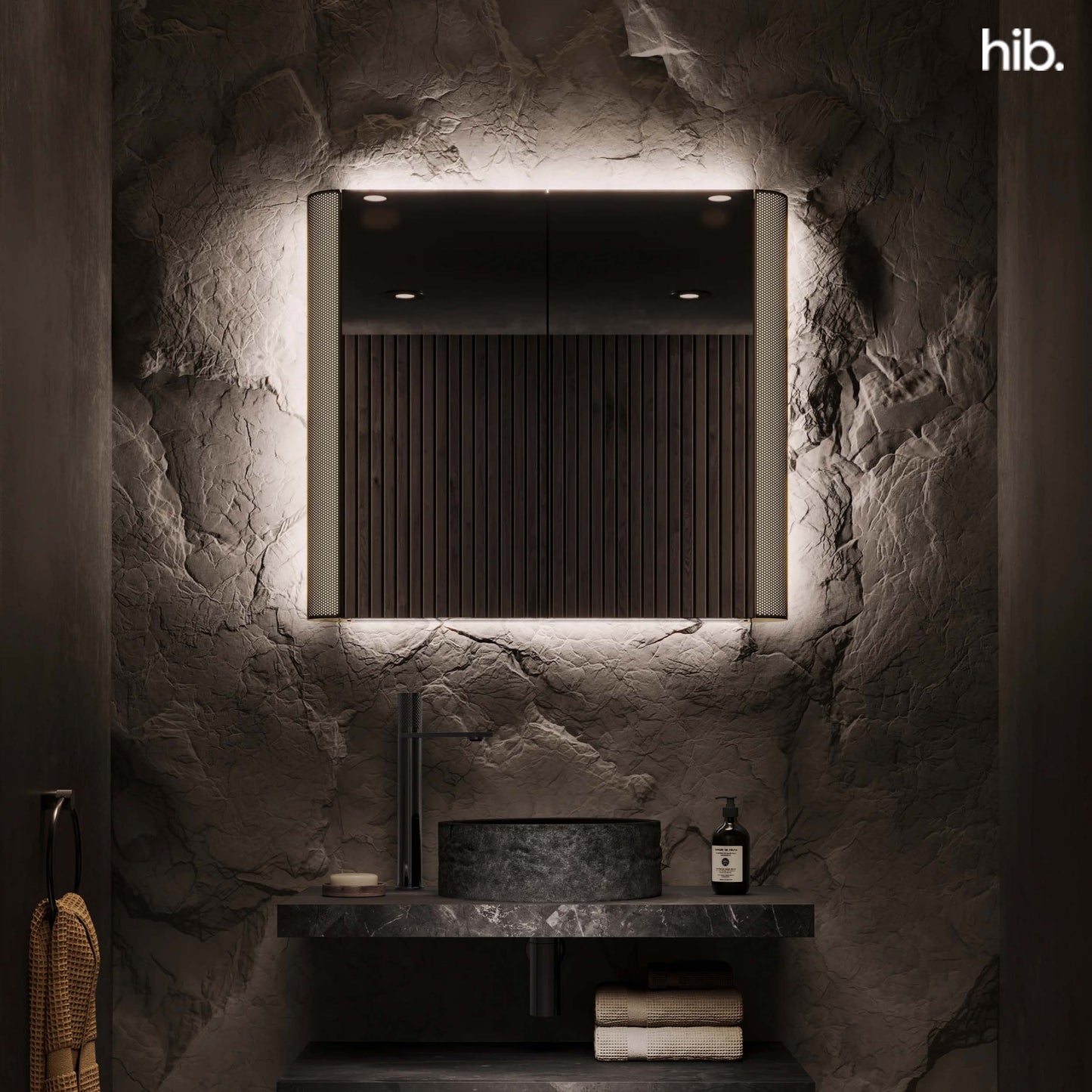 HIB Bastille Mirrored Cabinet