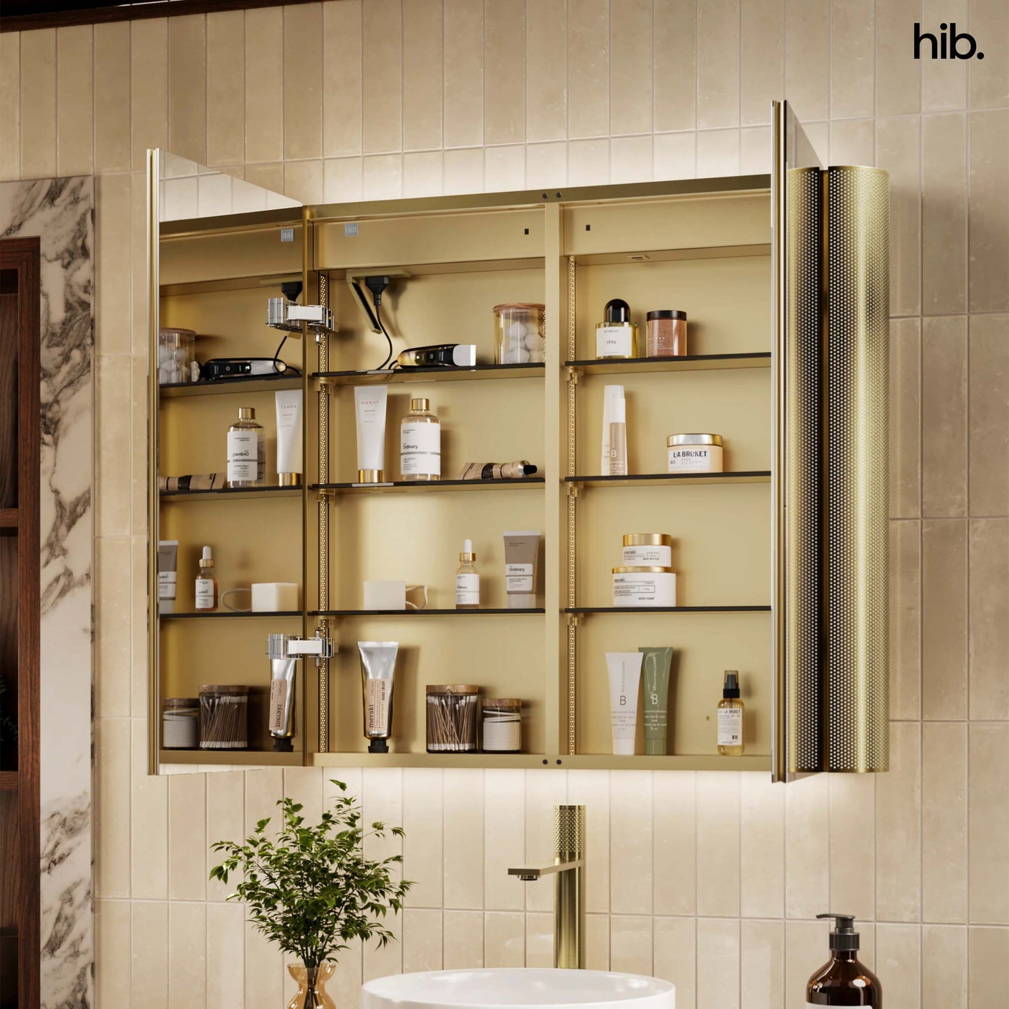 HIB Bastille Mirrored Cabinet