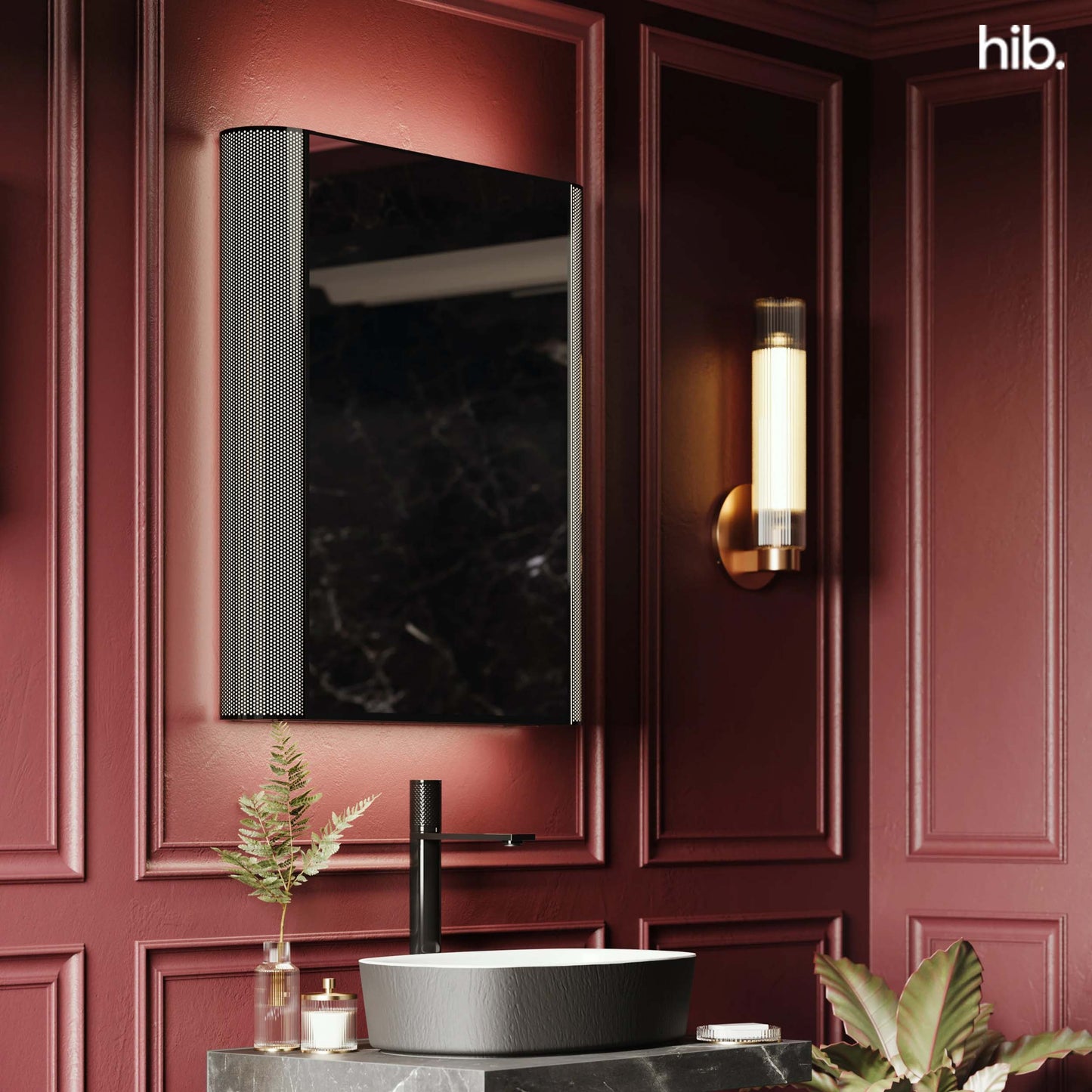 HIB Bastille Mirrored Cabinet