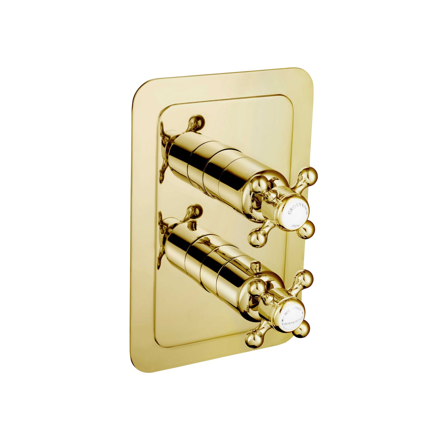 Just Taps Plus Grosvenor Thermostatic Concealed 1 Outlet Shower Valve - Vertical