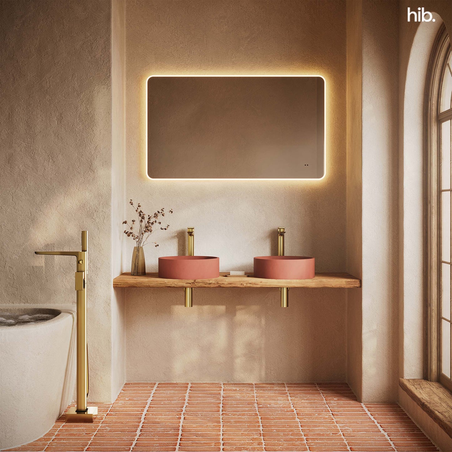 HIB Verana Illuminated Mirror