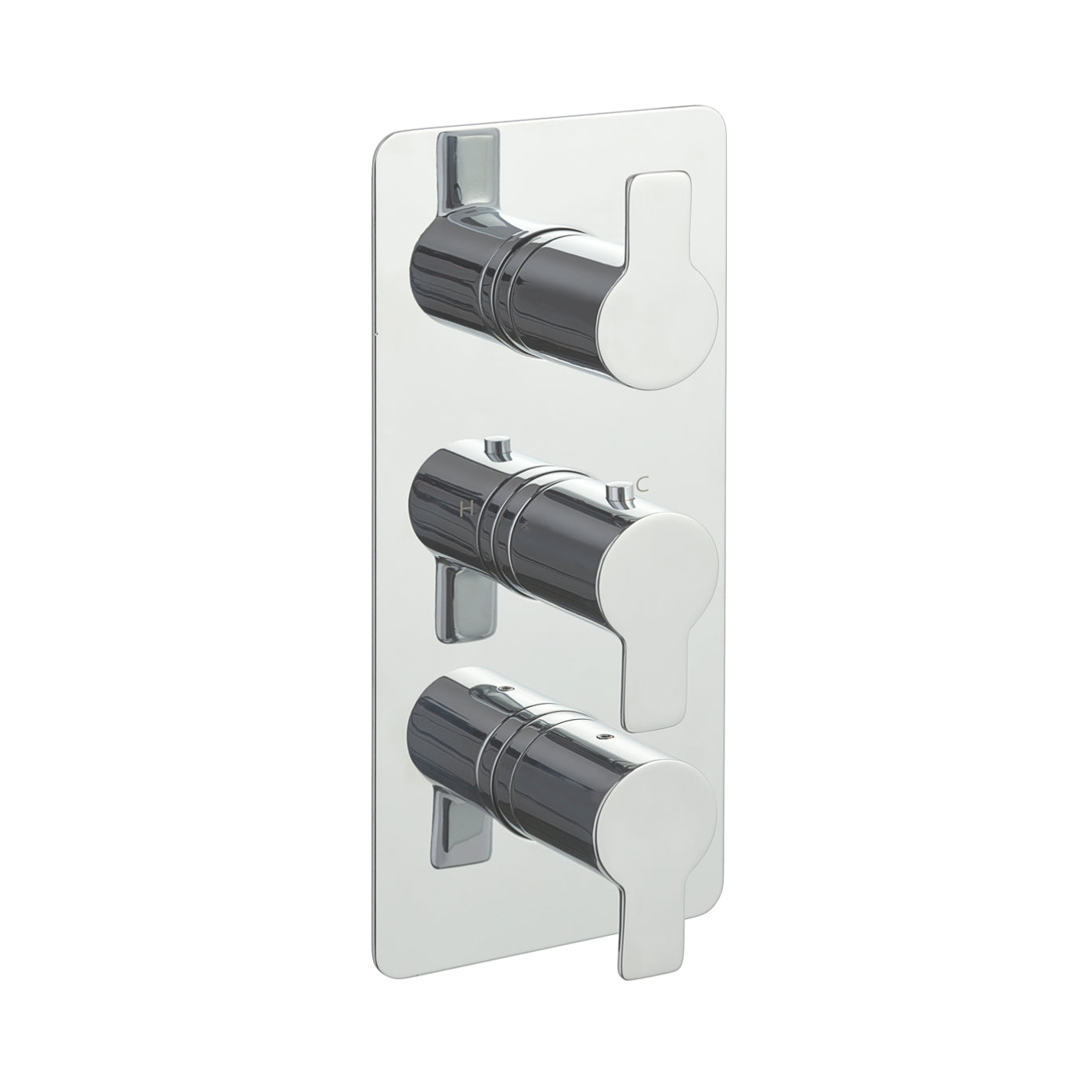 Just Taps Plus Amore Thermostatic Shower Valve with 2 Options Vertical