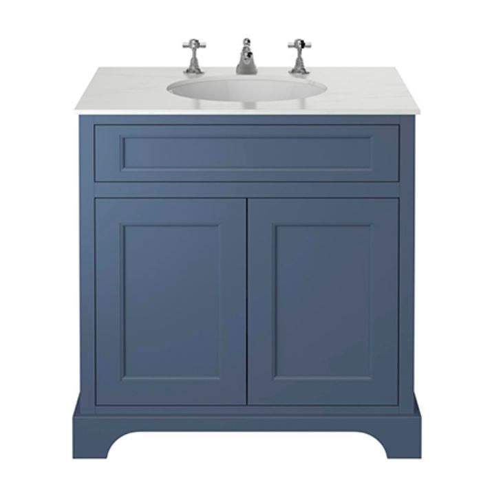 Wilton 800mm Floorstanding Unit Maritime Blue