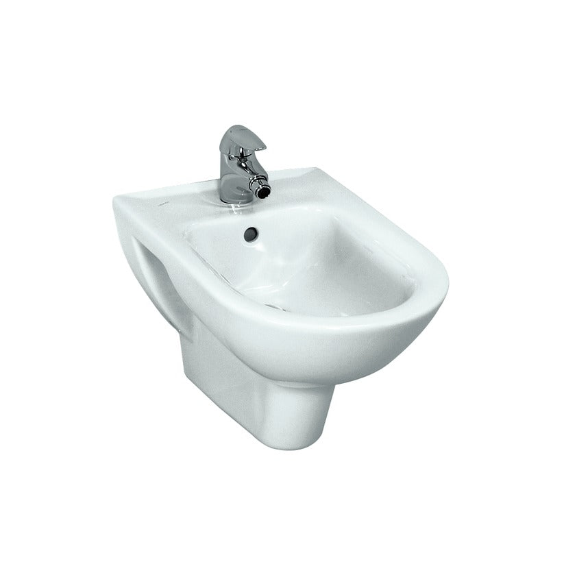 Laufen Pro Wall Hung Bidet 1 Tap Hole - White