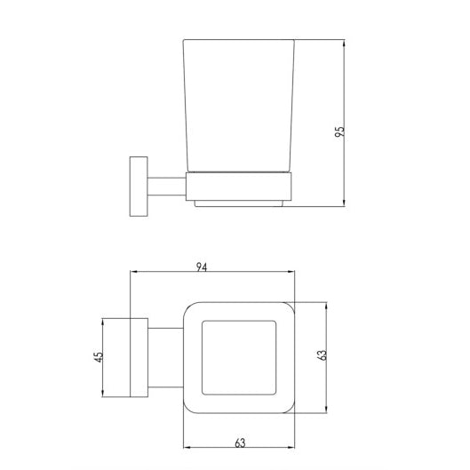 Just Taps Plus Athena Tumbler Holder