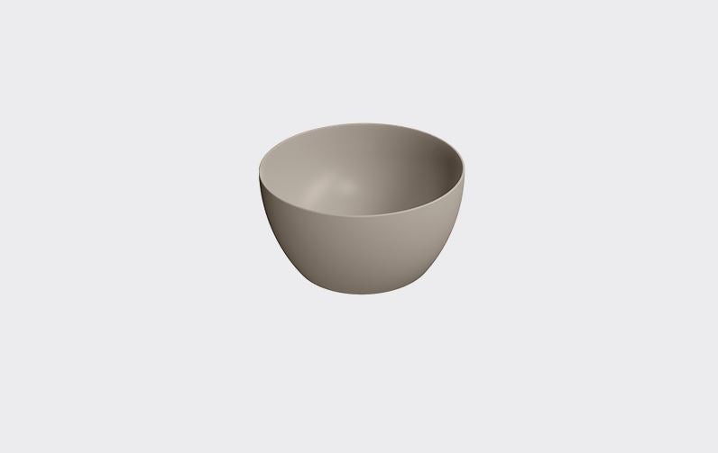 GSI Pura 420 x 420mm Deep Counter Top Basin Tortora Matt