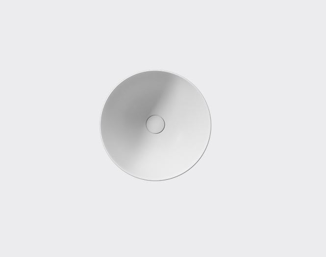 GSI Pura 420 x 420mm Deep Counter Top Basin Matt White