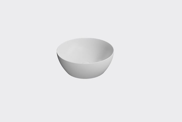 GSI Pura 420 x 420mm Countertop Basin Matt White