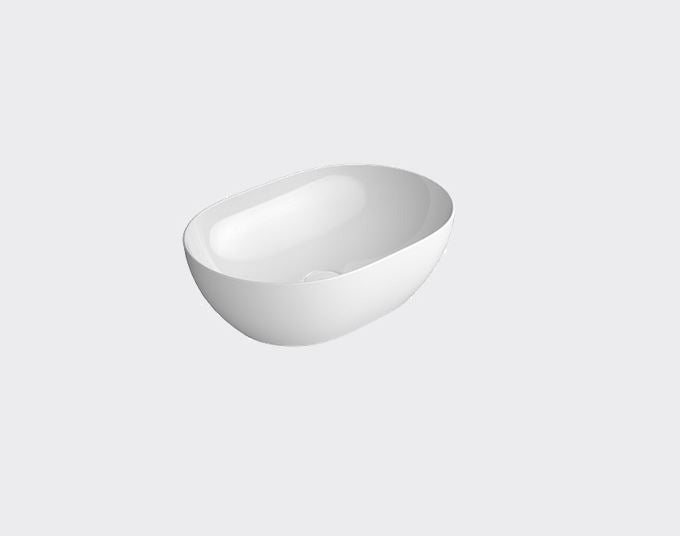 GSI Pura Countertop Basin 500 x 350mm Matt White