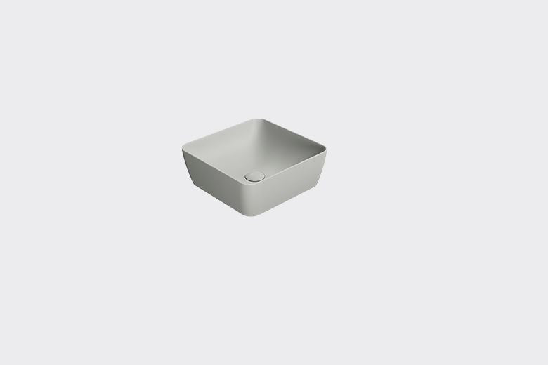 GSI Sand 380 x 380mm Counter Top Basin Matt Cenere