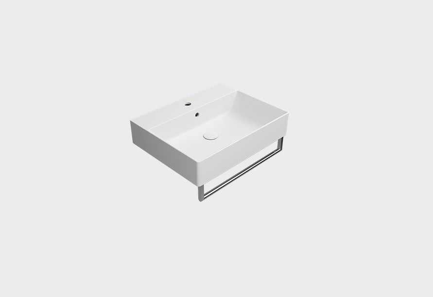 GSI Kube X Design 600 x 470mm Washbasin Matt White