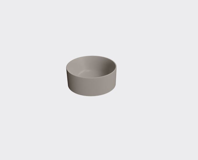 GSI KUBE X 320mm Round Countertop Basin Matt Tortora