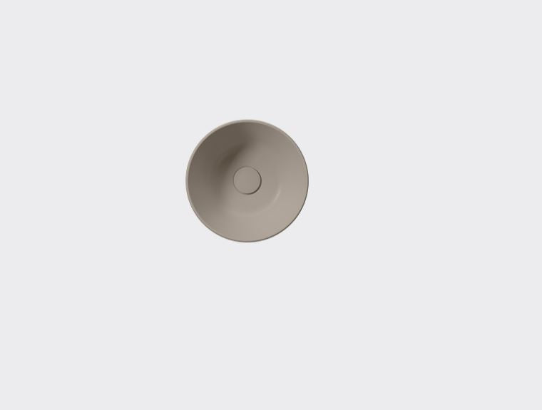GSI KUBE X 320mm Round Countertop Basin Matt Tortora