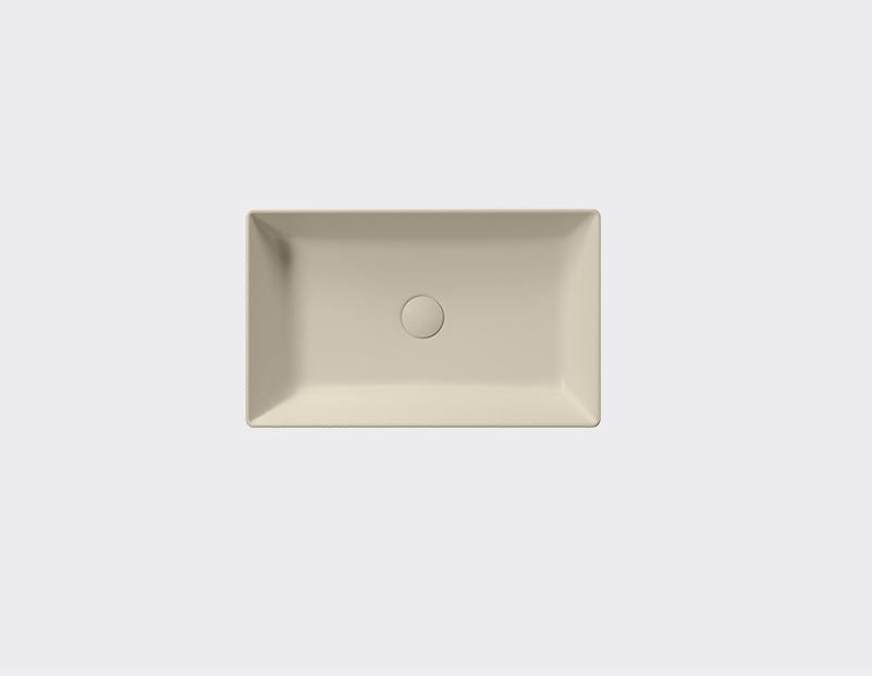 GSI Kube X Design 600 x 370mm Counter Top Basin Matt Creta