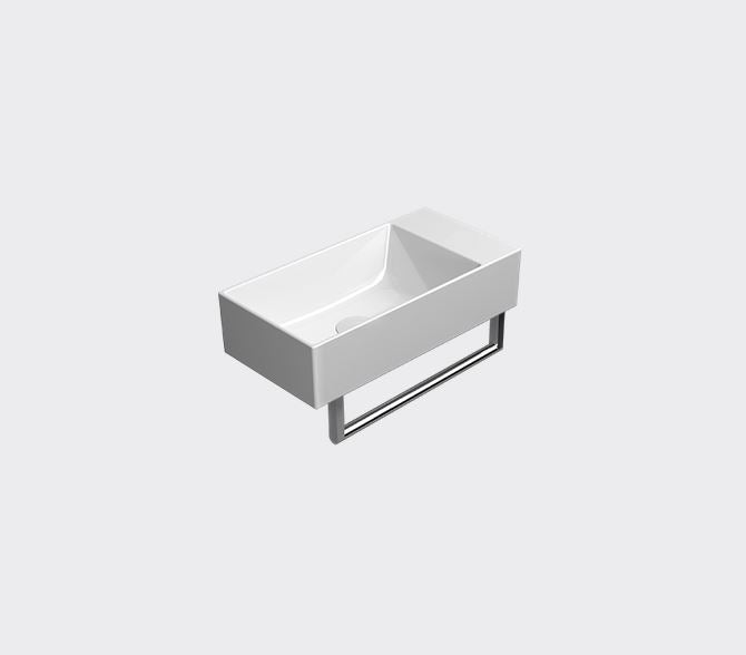 GSI KUBE X Basin 500 x 250mm White Gloss