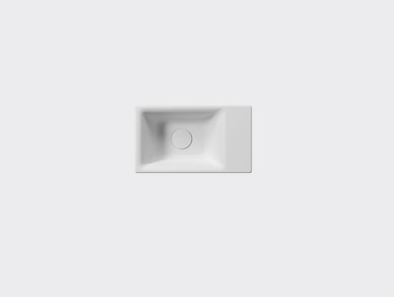 GSI Nubes Matt White Basin 400 x 230mm