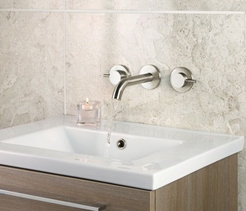 Just Taps Inox Wall Mounted Basin Mixer