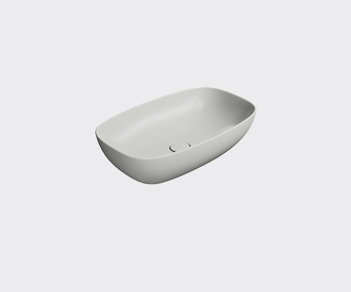 GSI Nubes Basin Counter Matt Cenere 600 x 380mm