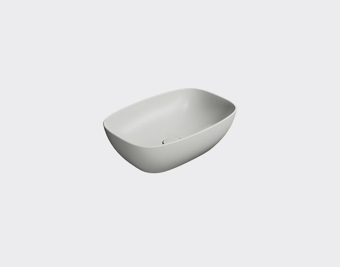 GSI Nubes Basin Counter Matt Cenere 500 x 350mm
