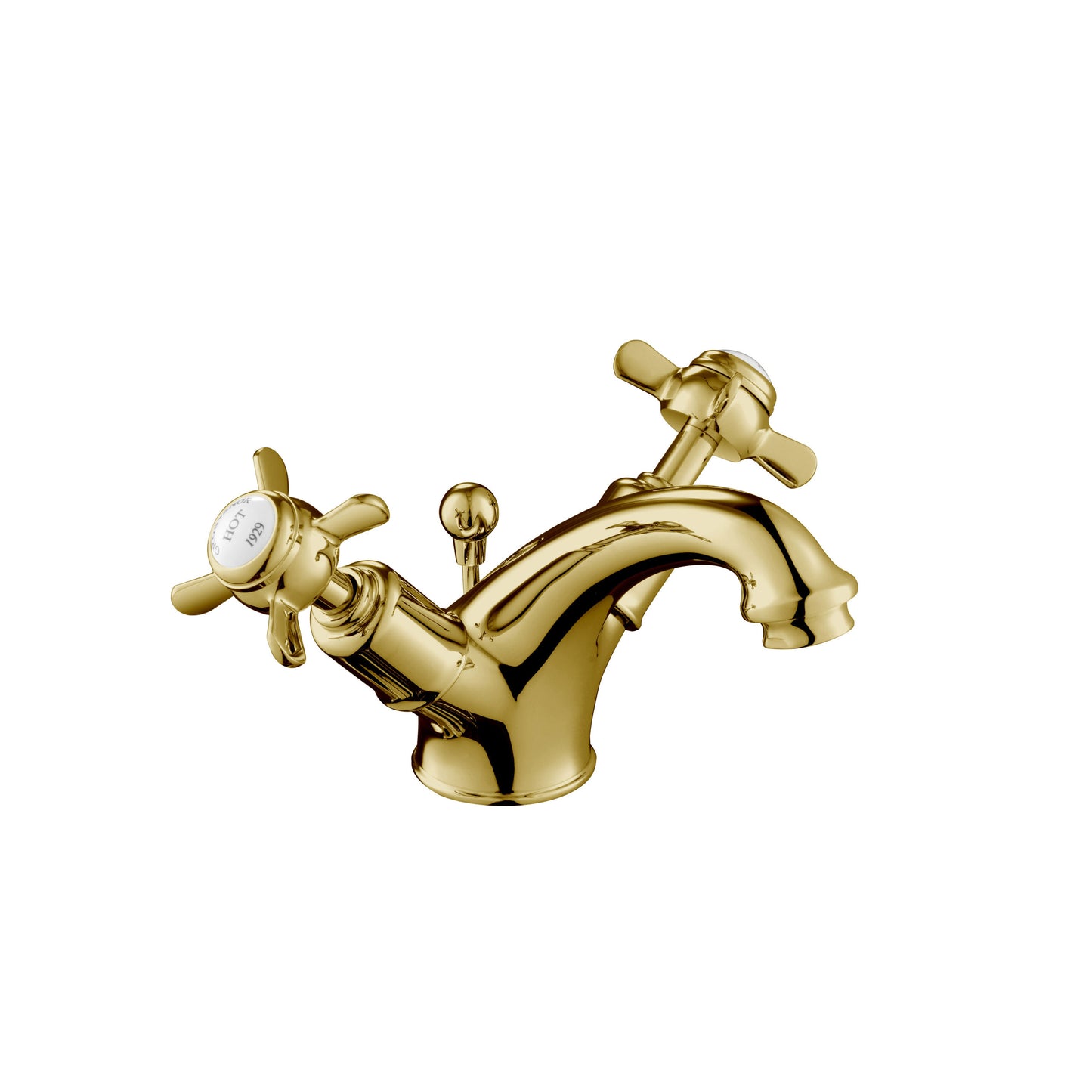 Just Taps Plus Grosvenor Basin Mixer with Pop Up Waste