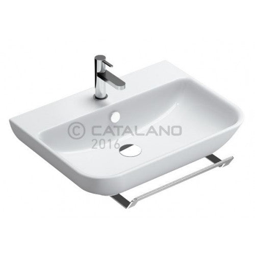 Catalano chrome-brass towel rail for Sfera 65 basin