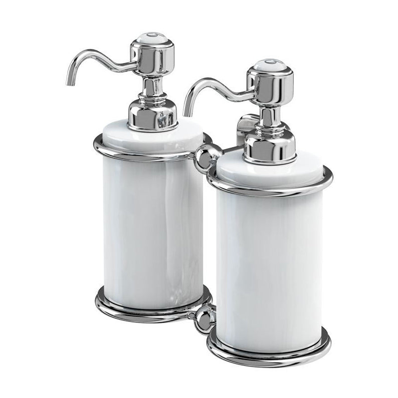 Burlington Edwardian Freestanding Double Soap Dispenser