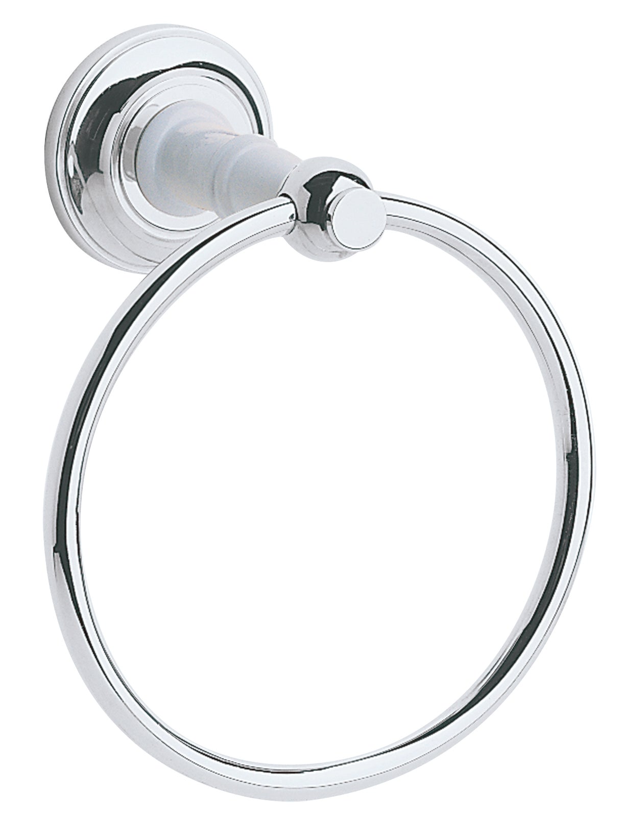 Heritage Clifton Towel Ring w/ Brass Body in Chrome
