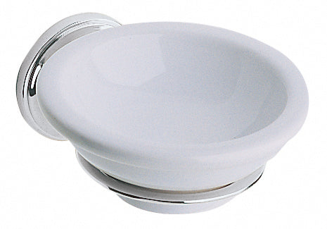 Heritage Clifton Brass Soap Dish for Bathroom in Chrome