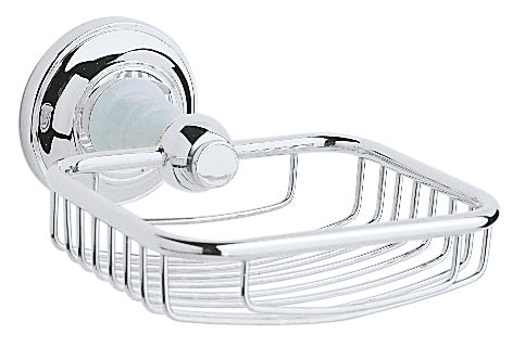Heritage Clifton Brass Soap Basket in Chrome Finish