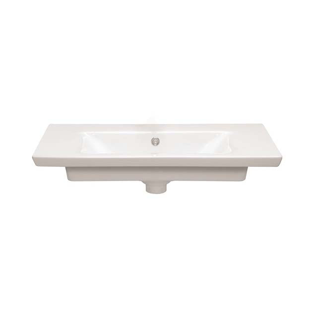 Crosswater 750mm Arena Basin White Gloss No Tap Hole