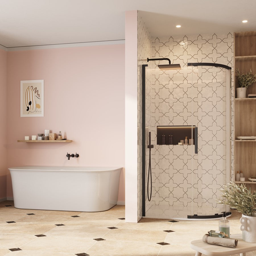 Crosswater Asura 8mm Quadrant Offset Single Door