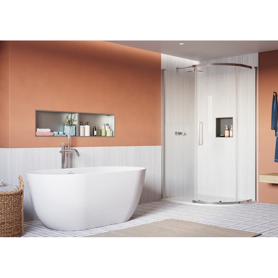 Crosswater Asura 8mm Quadrant Offset Single Door