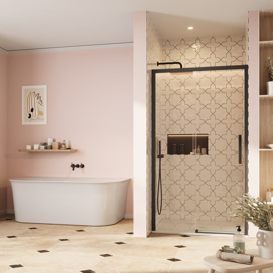 Crosswater Asura 8mm Sliding Door with Side Panel